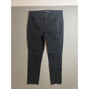 Bandolino Amy Women's Size 6 Black Skinny Slim Leg Jeans Stretch Denim Mid Rise